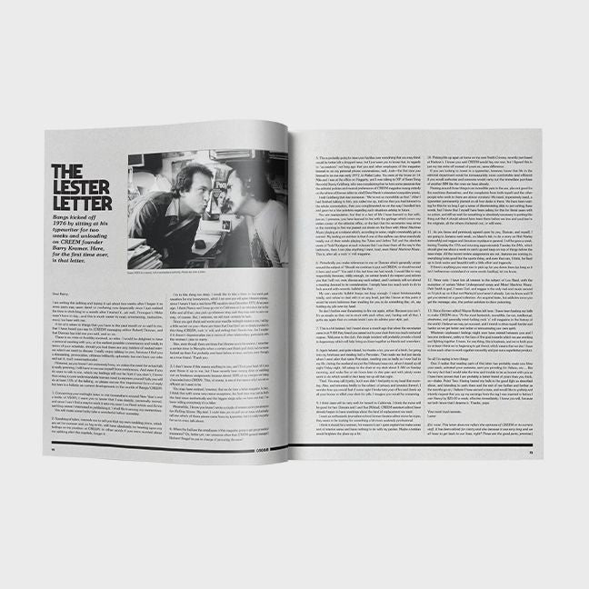 CREEM #006 The Lester Bangs Issue