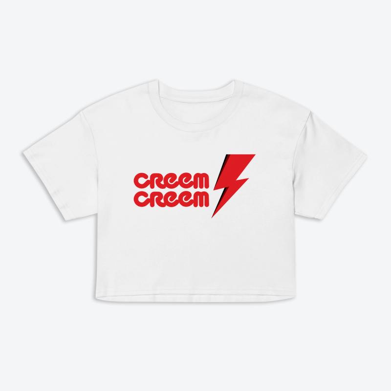 Electric CREEM Crop T-Shirt