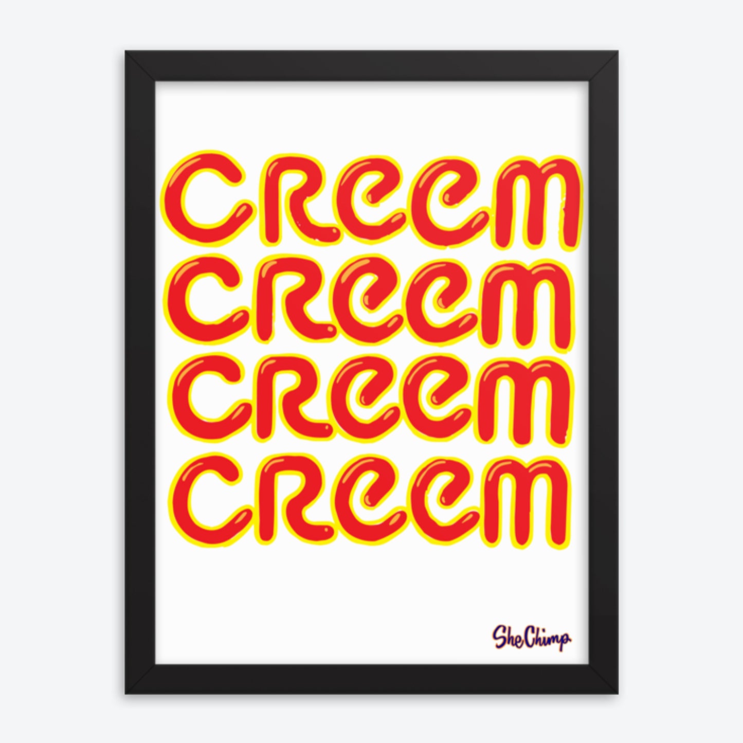 She Chimp x CREEM Poster