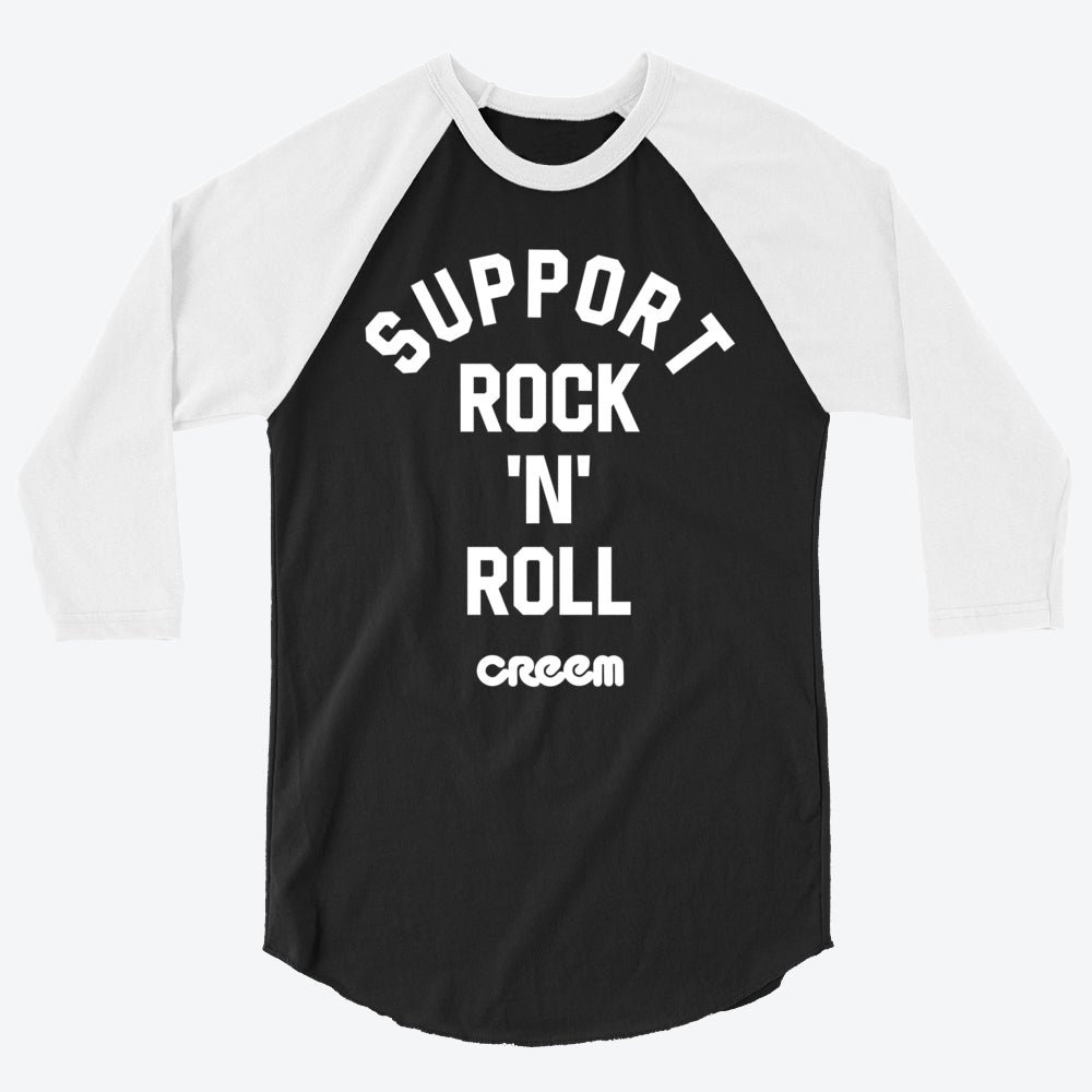 Support Rock 'n' Roll Baseball T-Shirt