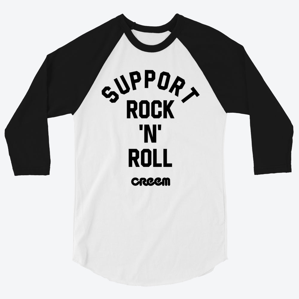 Support Rock 'n' Roll Baseball T-Shirt