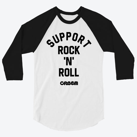 Support Rock 'n' Roll Baseball T-Shirt